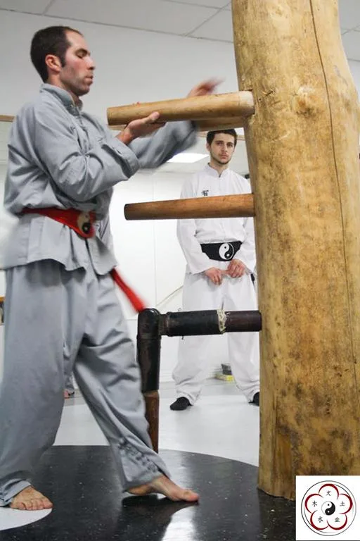 Travail des bras au mannequin de bois